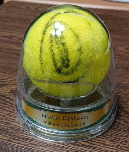Ballon tennis dédicacé - ballon,