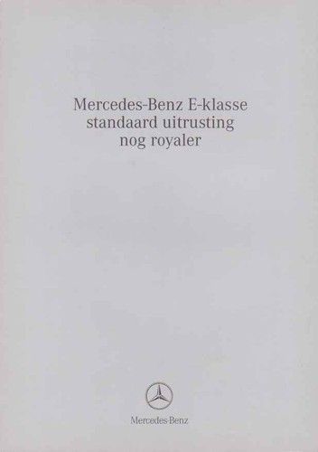 Brochure mercedes w124 - w124, /