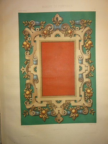 Grande litho couleur ornement - grande,