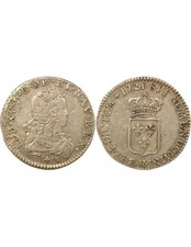 France Louis XV - 1/6 Ecu