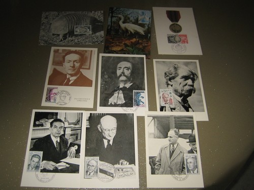 Lot cartes 1er jour 1974 - jour,