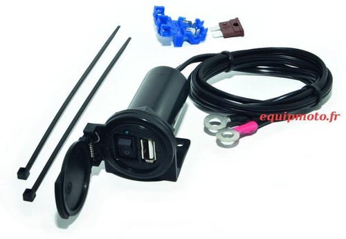 Prise usb moto - moto, étanche