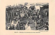 CPA MAROC SALE MANEGE DE CHEVAUX DE BOIS HASSANI (JEUX DE FOIRE FORAINE