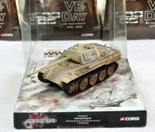 CORGI MILITAIRE CC 60207 CHAR PANTHER G  COULEUR SABLE CAMO BLANC 9 SS PZ DV