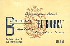 BILBAO CARTE VISITE "