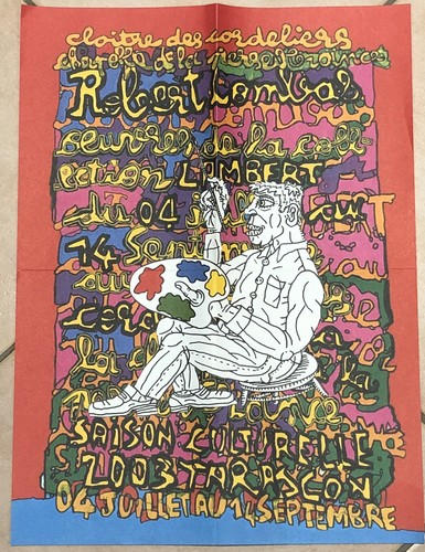 Robert combas affichette - robert, 2003