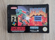 Doom (Nintendo SNES, 1995), FAH Complet en boite (CIB), très bon état
