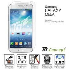 TM-Concept® Verre trempé pour Samsung Galaxy Mega 5.8" - 0,26mm Radian 2,5D