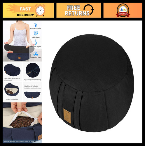 Round zafu meditation - meditation, cushion