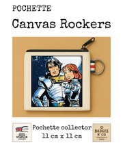 Pochette Valérian Laureline Canvas Rocker 11x11 cm BD SF culte