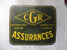 PLAQUE EMAILLEE CGR