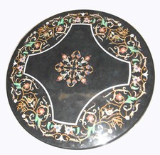 40 " Marbre Centre Salle à Manger Table Top Inlaid Pierre Décor