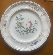 Assiette Decor Chinois  Peint