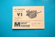 Manuel Cyclomoteur MOTORI MINARELLI motori serie V1 Libretto uso e manutenzione