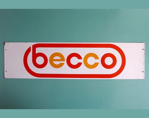 Tôle publicitaire becco - tôle, ~