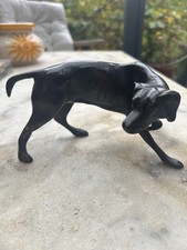 magnifique bronze chien 19 ,ème sans signature L 15 par H 9 cm