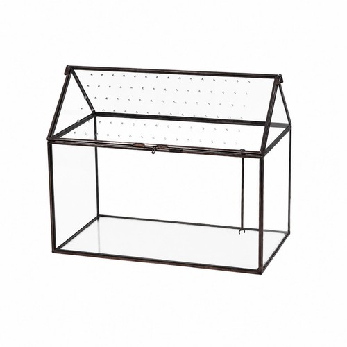 Terrarium forme maison - en,