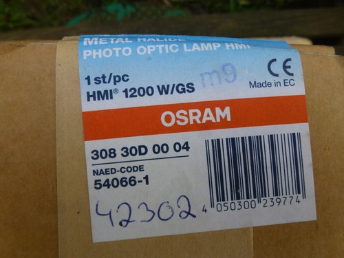 Osram hmi 1200 - hmi, 100v/1200w