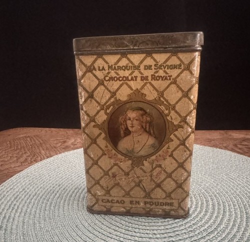 Boîte ancienne cacao en - boîte,