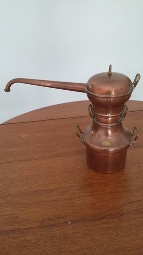 Ancien alambic cuivre - en,