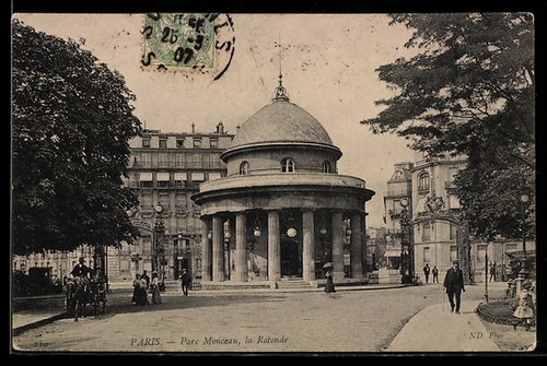 Cpa paris parc monceau - paris,, la