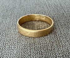 Grand anneau or jaune 18