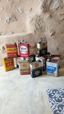 1 Lot de 12 bidons d’huile anciens  DECO GARAGE ANCIEN
