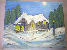 ANCIENNE BELLE PEINTURE HUILE