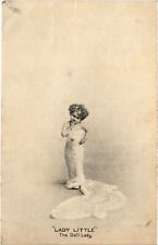 PC CIRCUS, LADY LITTLE, THE DOLL LADY Vintage Postcard (b59128)