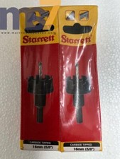 STARRETT SM16 Tungsten Pointe Carbure Feuille Métal Trou Scie 16MM (1.6cm) De 2