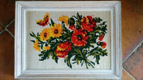 Canevas joli bouquet de - -,