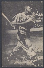 1947 HOMOGENIZED BOND BREAD SUPER EXHIBIT BASEBALL ~ JOHNNY PESKY ~ ROOKIE CARD