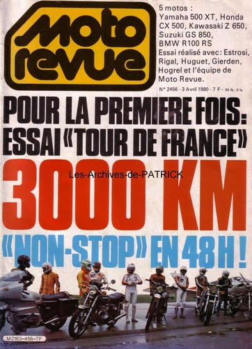 Moto revue 2456 honda 500 - 2456,