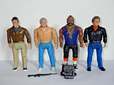 A-Team Lot de 4 figurines figures vintage - L'agence tous risques Galoob (C737)