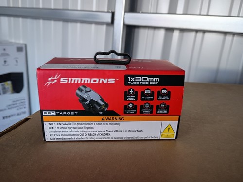Simmons protarget 1x30mm tube - simmons,