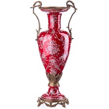 Vase en porcelaine avec bronze