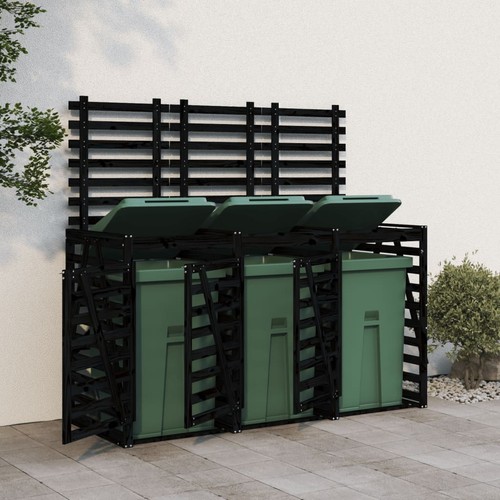 Abri pour poubelle triple sur - abri,