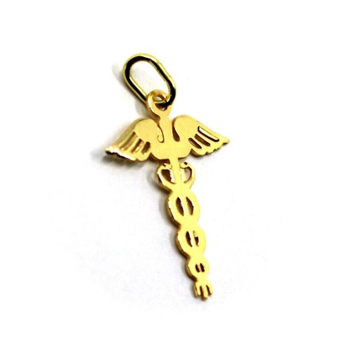 Pendentif jaune ou - pendentif, blanc