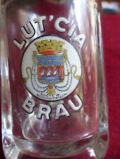 Une Chopes à bière Emaillée LUT'CIA-BRAU, Bière De Fabrication Française