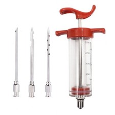 Seringue Alimentaire Pipette Cuisine Seringue avec Aiguille Seringue INOX à S...