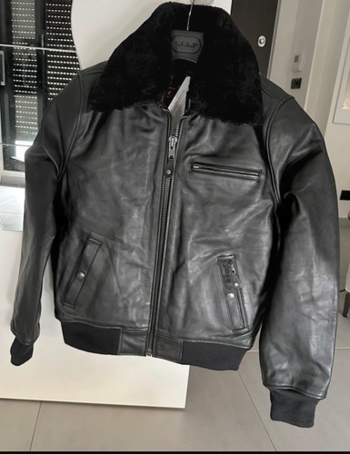 Blouson schott cuir de - blouson,