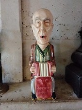 Ancien  Pichet  En  Barbotine  Valery Giscard D’estaing  Signé  