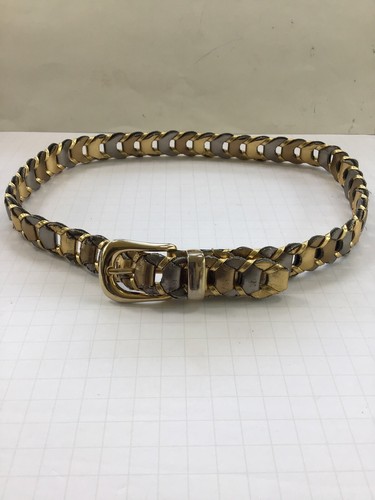 Silver and gold braided - and,