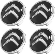Kit De 4 Cache Moyeu de Jante Citroën  DS Centre de Roue Cabochon Centraux 60mm 