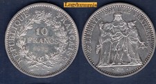 10 Francs Hercule 1973 SUP SPL RARE II 206500 Exemplaires V République 1959 -
