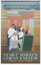 Affiche Originale VENICE SIMPLON - ORIENT-EXPRESS - FIX-MASSAU 92 x 62 cm POSTER