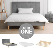 Cadre de lit rembourré