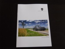 GEMBALLA PORSCHE 991 CARRERA brochure catalogue document - édition 2013 rare !!
