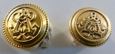 2  boutons  ANCRE  de MARINE  13/14  mm