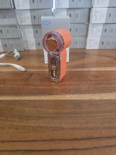 Mini ventilateur orange - mini,